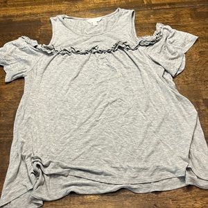 Lauren Conrad - soft - blouse - peek a boo shoulders